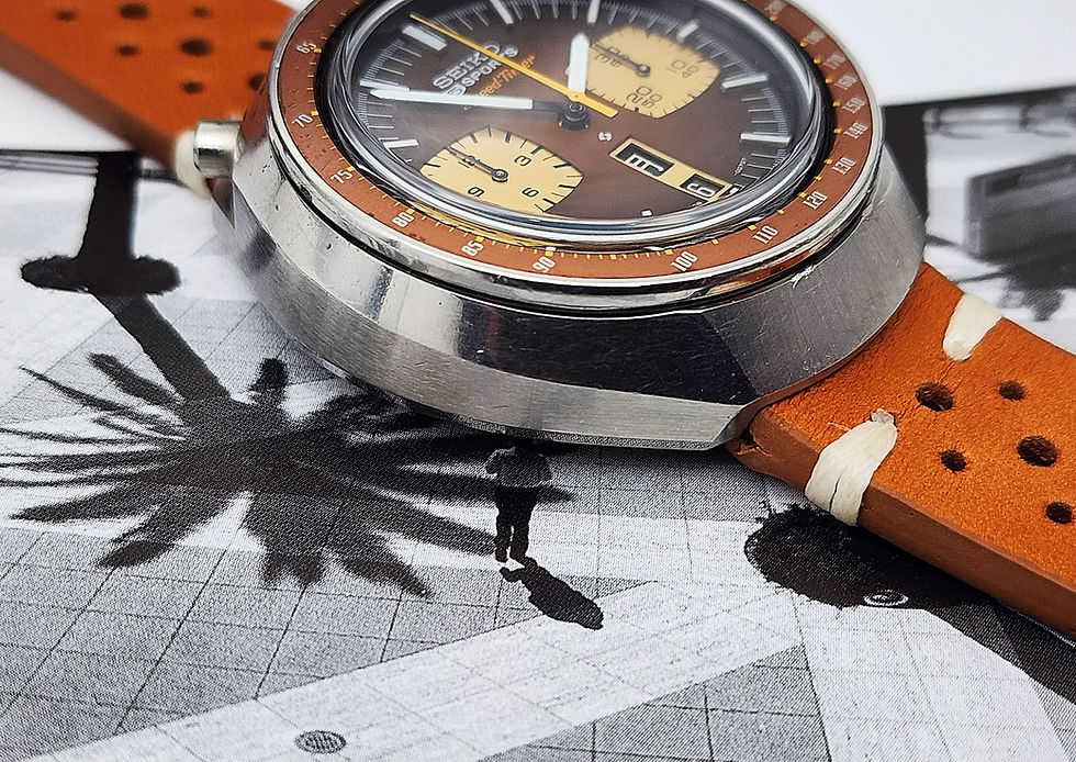 Thumbnail: 1974 Seiko 6138-0040 SpeedTimer "Bullhead" Automatic Chronograph