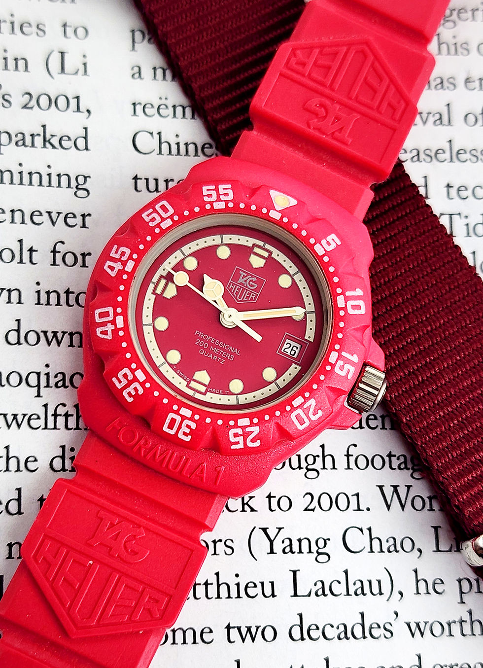 Thumbnail: 1991 TAG Heuer Formula 1 Ref. 365.508 Womens Diver