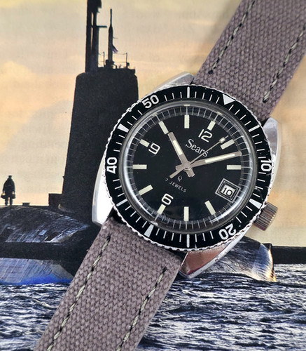 1970s Sears Mechanical E6 Dive Watch, Seiko/Hamazawa Powered | DC