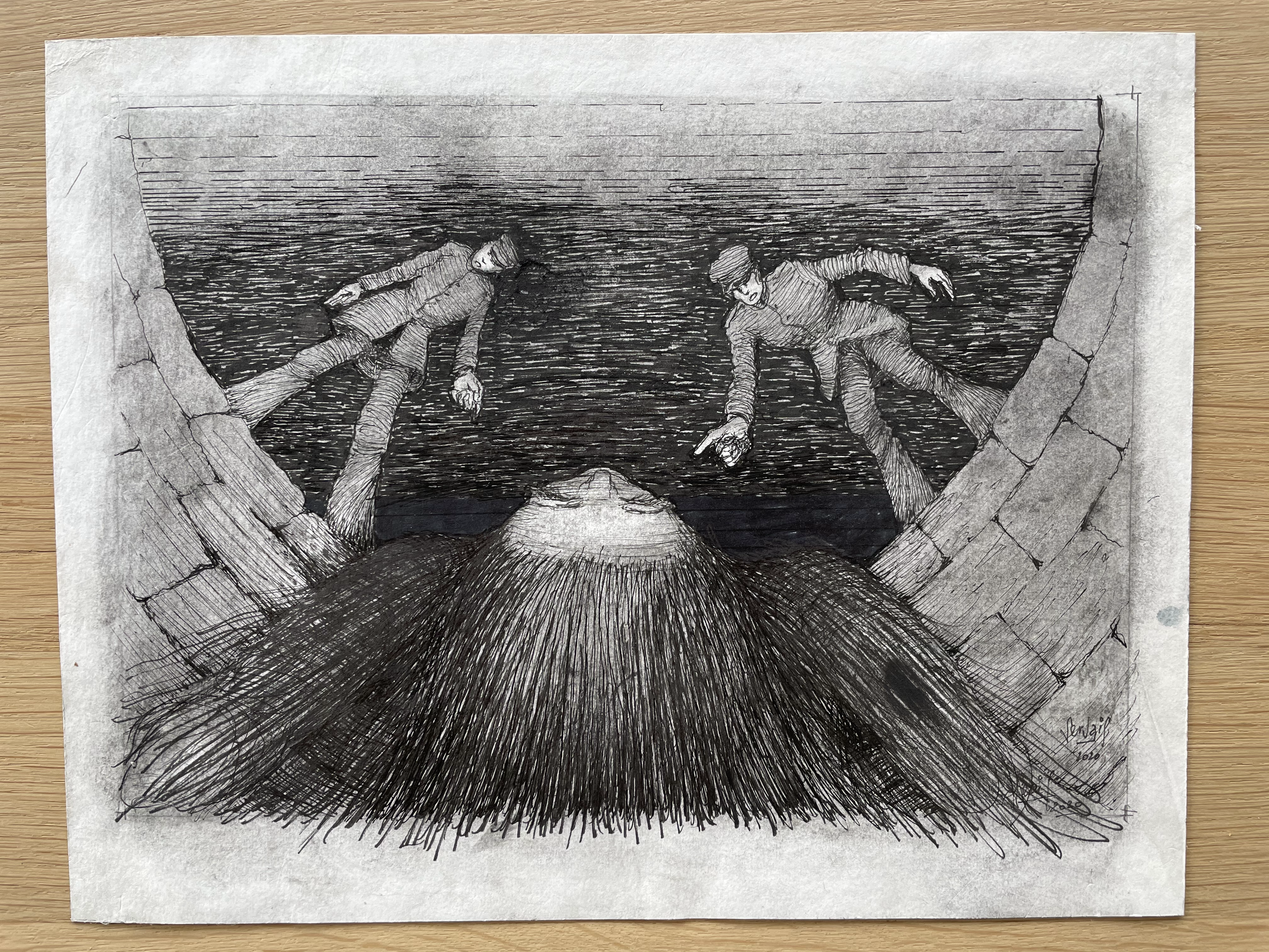 Dessin original - La résurrection de la vérité