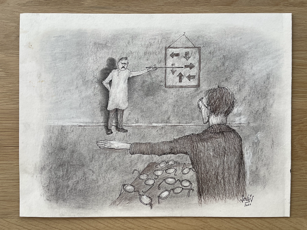 Original drawing - Myopia