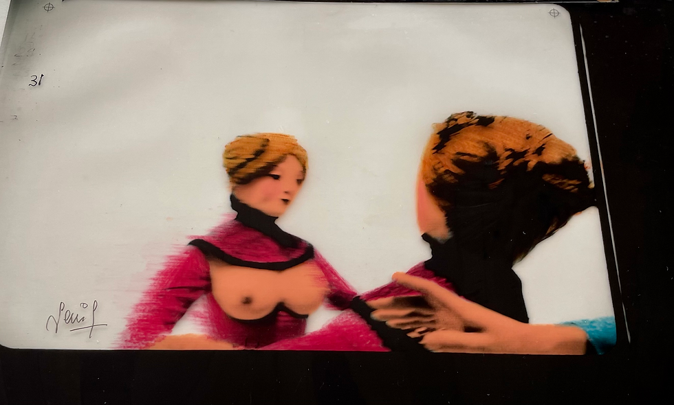 Thumbnail: Originele animatie cel NACHTVLINDERS