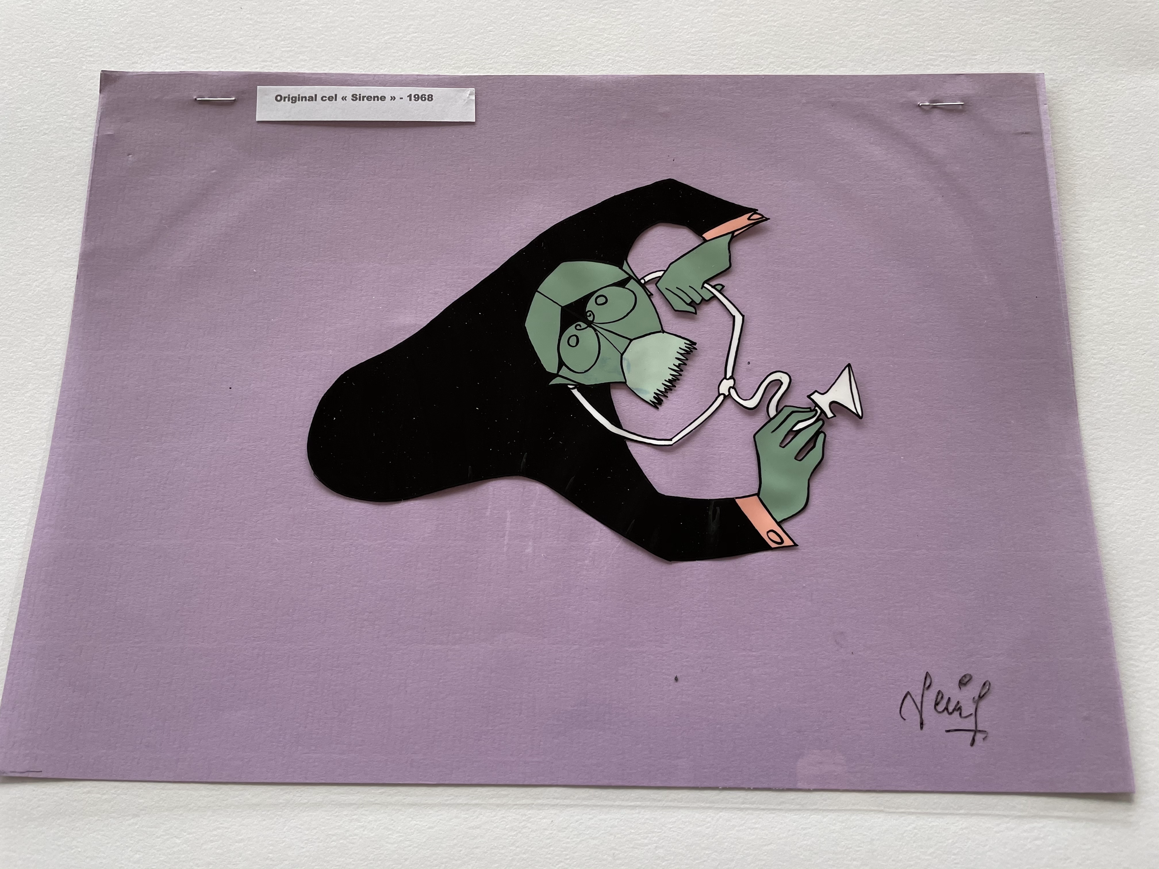Celluloïd d'animation original SIRENE