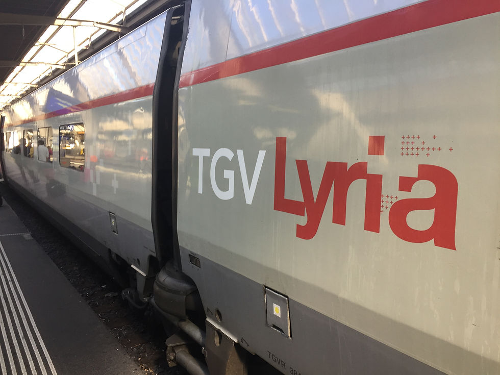 Der TGV Lyria nach Paris am Zürich HB