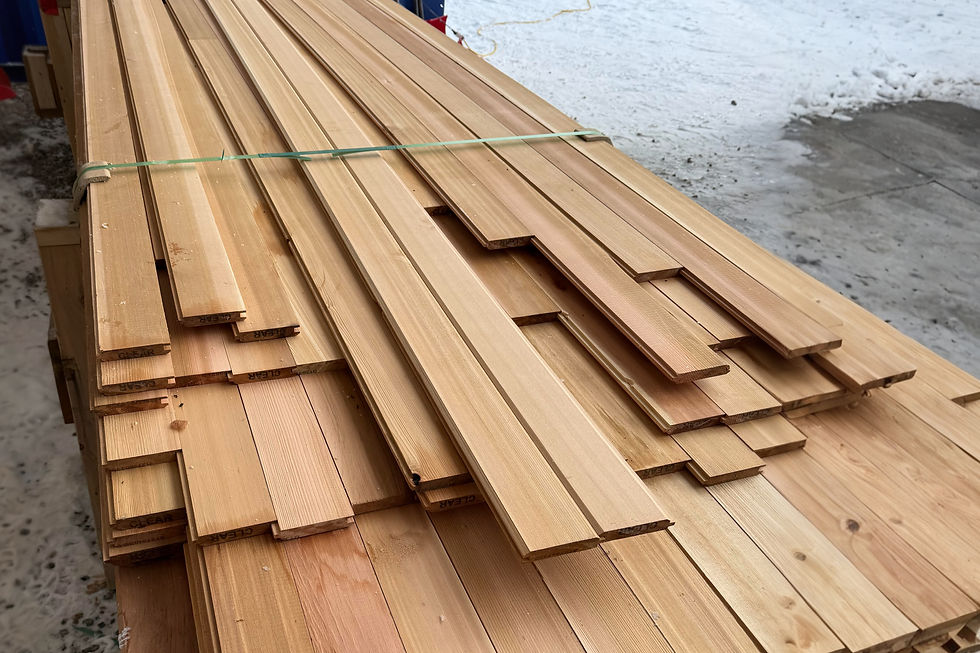 Tongue and Groove Cedar Ceiling Boards: Clear vs Tight Knot and 1x4 vs 1x6