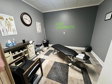 move chiropractic angier nc chiropractor interior treatment room