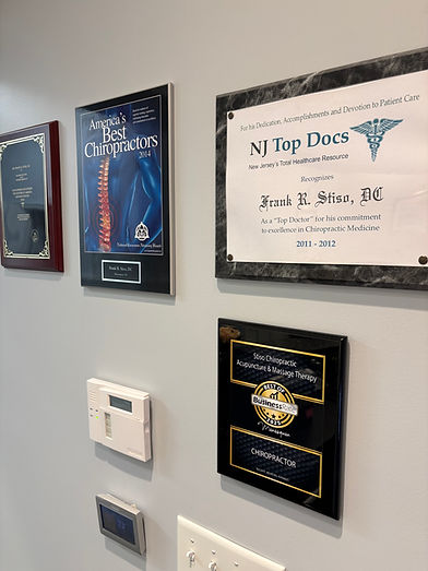 Awards Stiso Chiropractic Acupuncture & Massage Therapy Manasquan Chiropractor