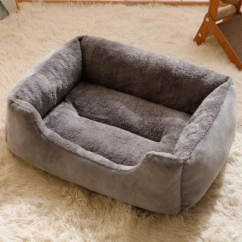 Thumbnail: 🐱 Plush Winter Cat Bed – Soft & Breathable Cushion