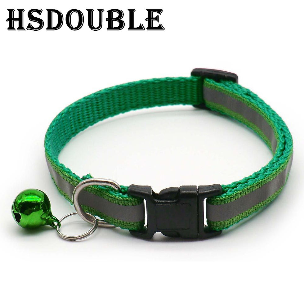 Thumbnail: Reflective Cat & Small Dog Collars with Bell | 2-Pack, 12 Colours