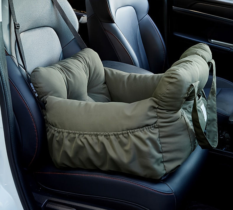 Thumbnail: Dog Car Seat with Safety Belt – Non-Slip, Washable Travel Bed