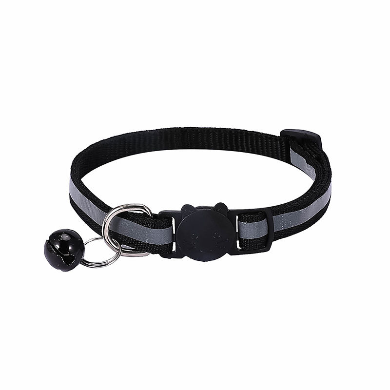 Reflective Breakaway Cat Collar with Bell | Safety Nylon Collar