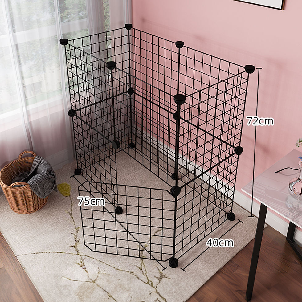 Thumbnail: Indoor Dog Fence & Wire Pen | Modular Barrier for Small Dogs & Puppies