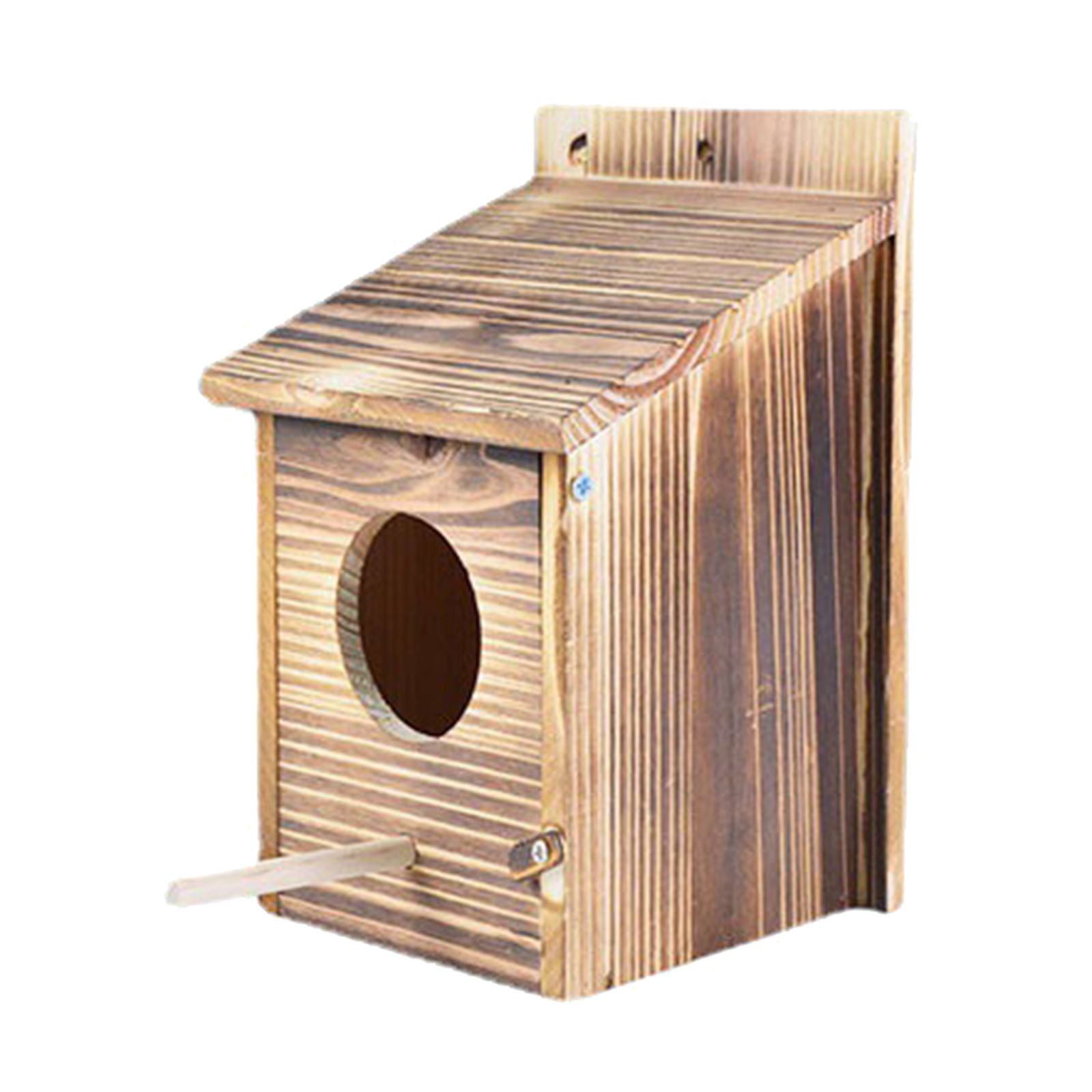 Wooden Bird House for Gardens | Weatherproof Nesting Box for Wild Birds
