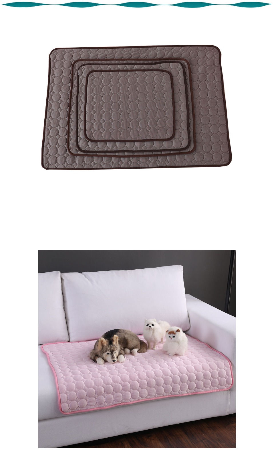 Thumbnail: Self-Cooling Gel Mat for Dogs & Cats – No Water or Electricity Needed