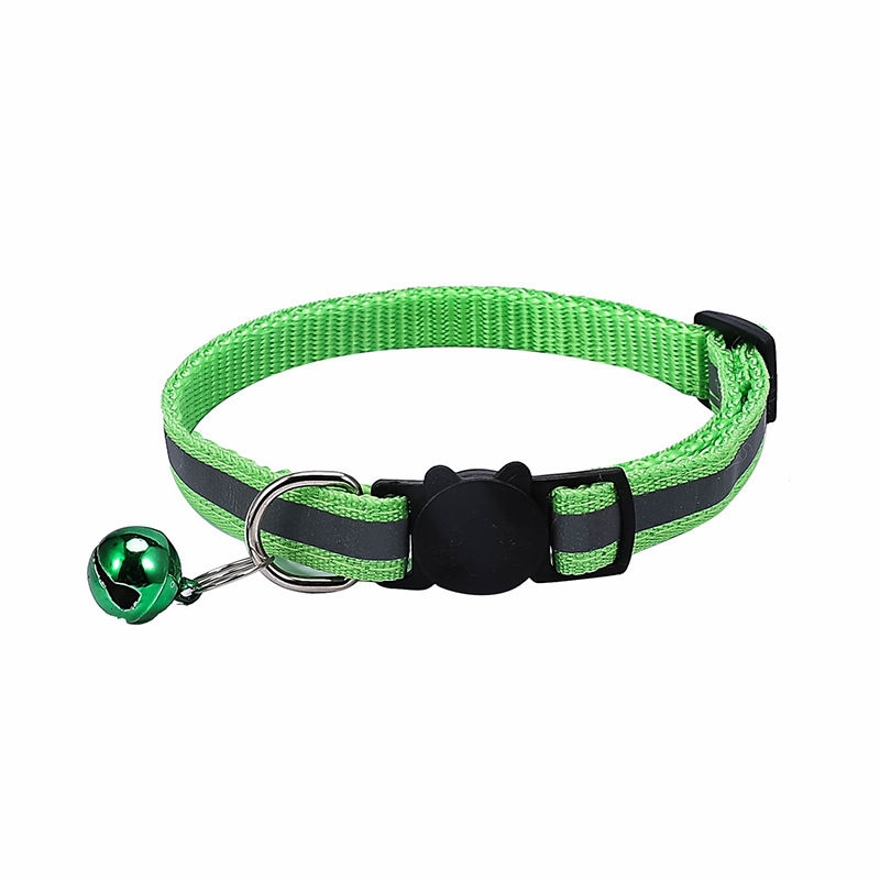 Thumbnail: Reflective Breakaway Cat Collar with Bell | Safety Nylon Collar