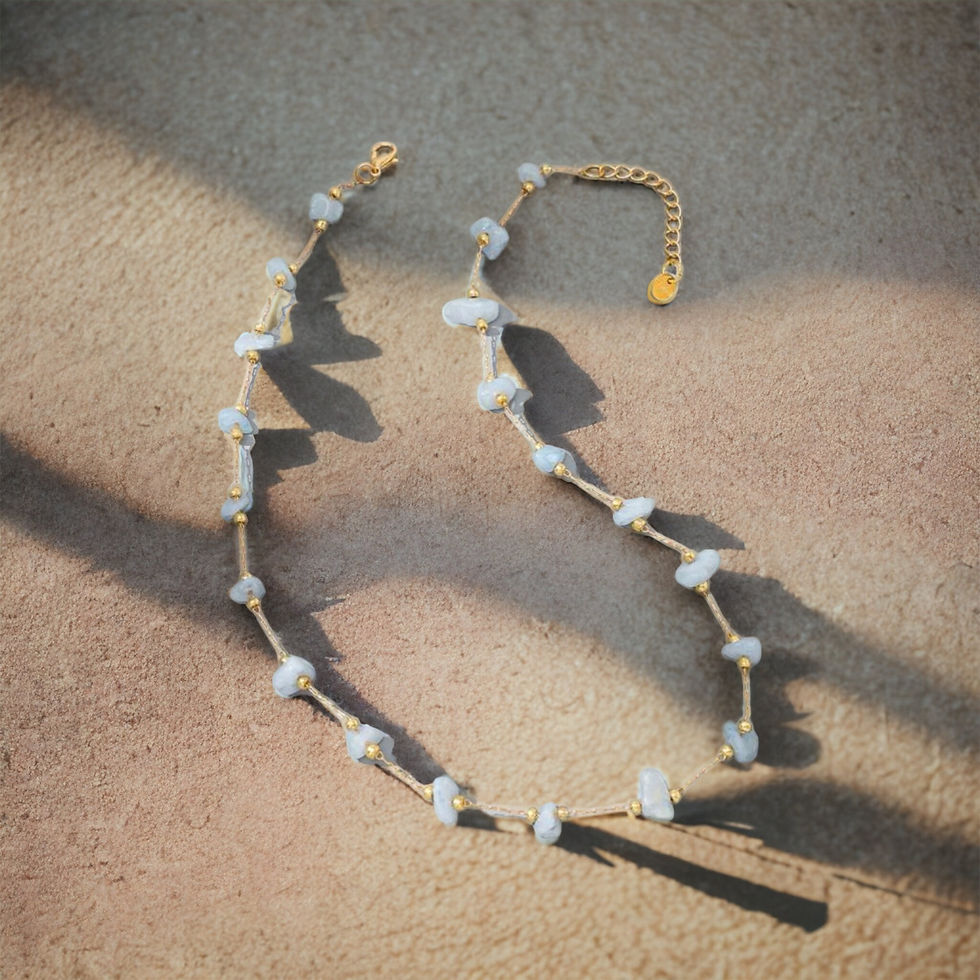 Miniature : Collier Aigue-Marine