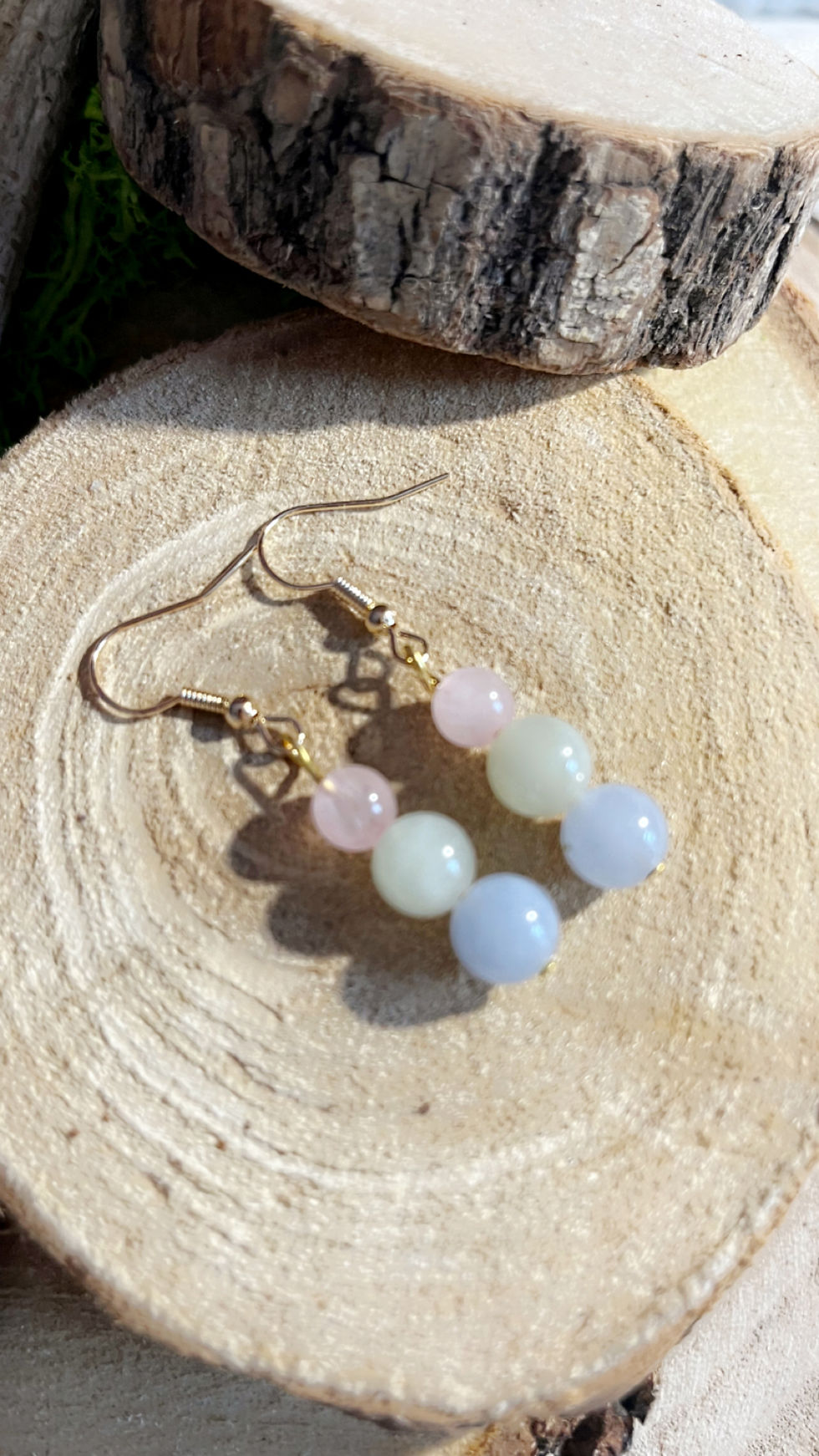 Miniature : Parure bracelet soin et boucles d’oreilles Béryl 