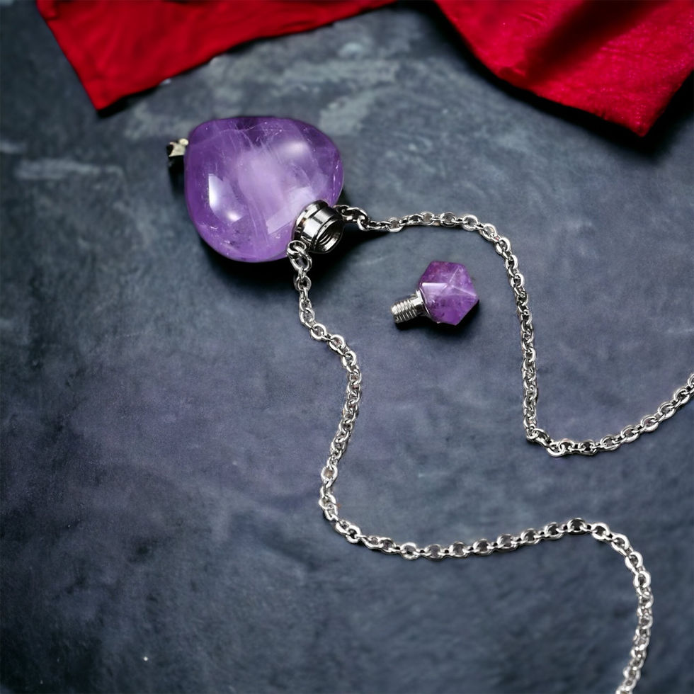 Miniature : Collier fiole d’amour