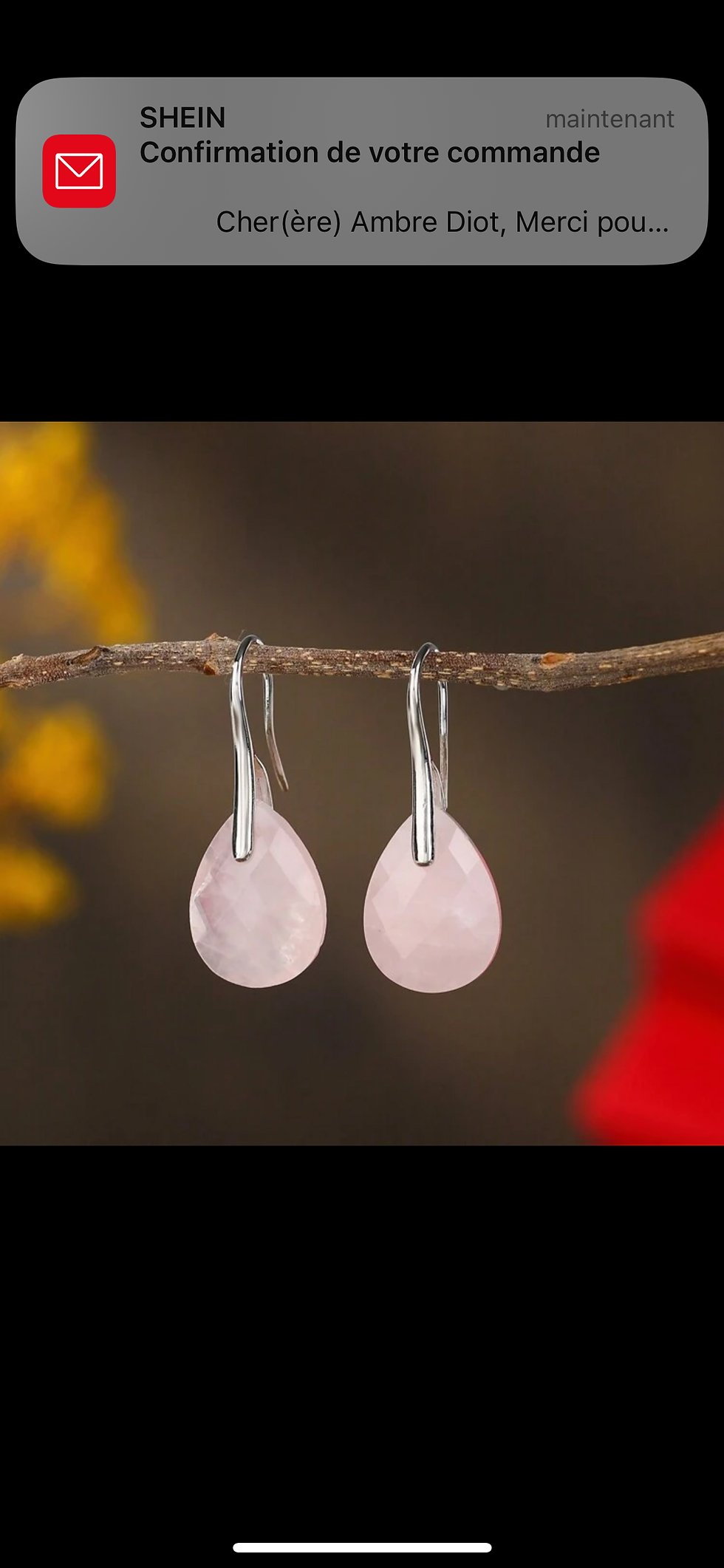 Miniature : Boucles d’oreilles pierres au choix 