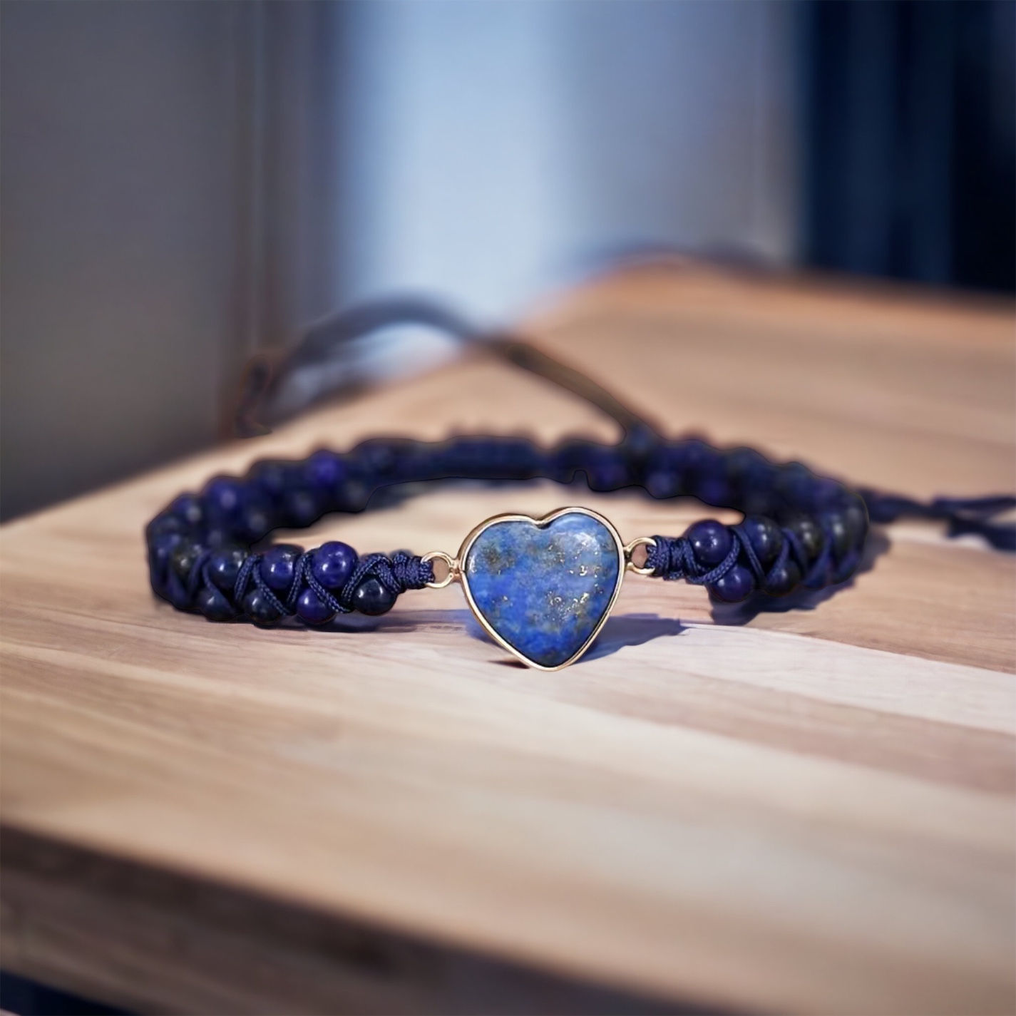 Bracelet double rang Lapis-lazuli 