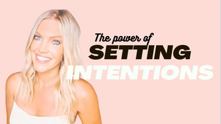 The power of setting intentions