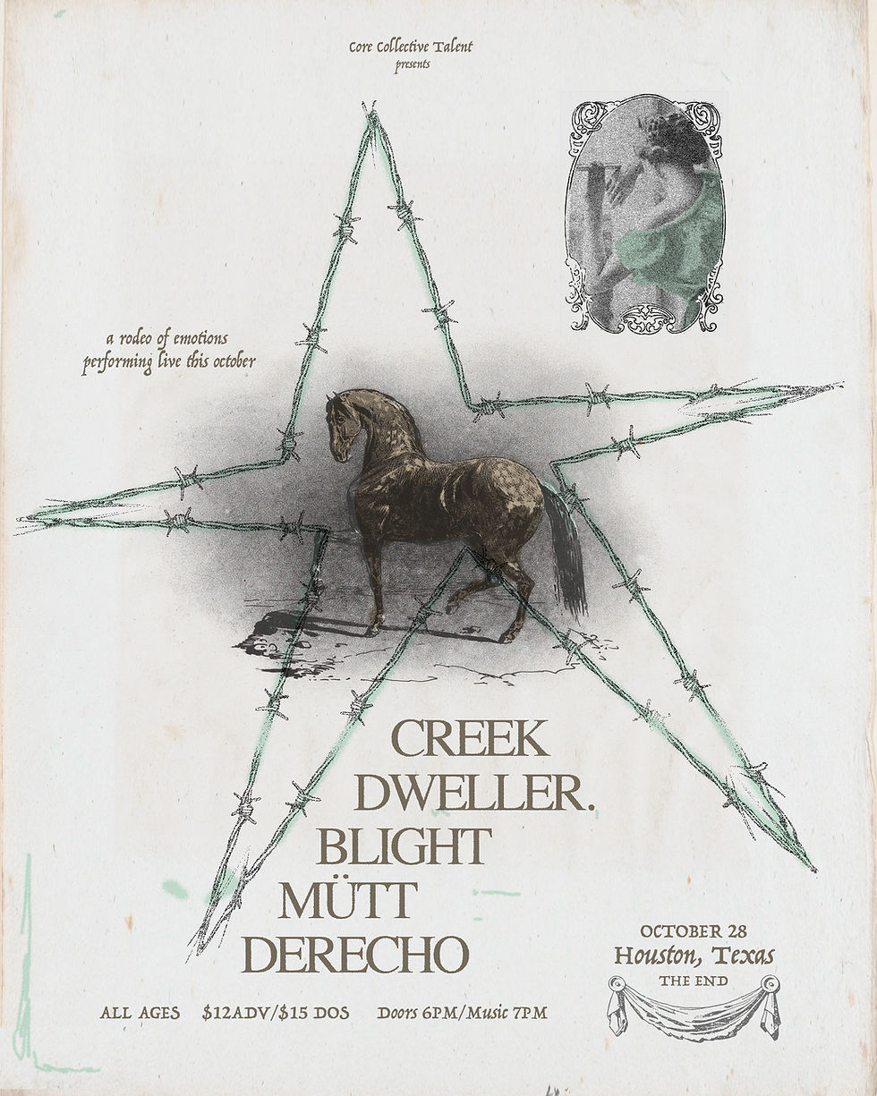 Creek Dweller w/ Blight, Mutt and Derecho