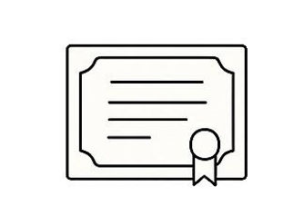 贈呈品の線画