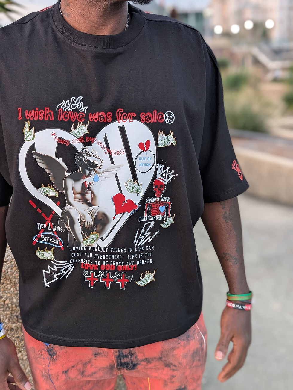 Thumbnail: "I Wish Love Was For Sale" Boxy Tee