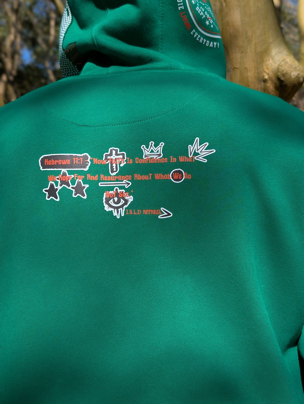 Thumbnail: Lucky Green "You God To Believe" Hoodie