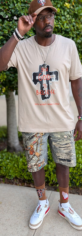 Sand _You God To Believe_ Tee