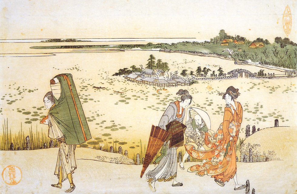 Hokusai Japanese woodblock print