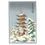Thumbnail: Japanese woodblock print snowy pagoda