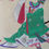 Thumbnail: Japanese Woodblock Print: Masao Ebina - Genji Dancing Seigaiha