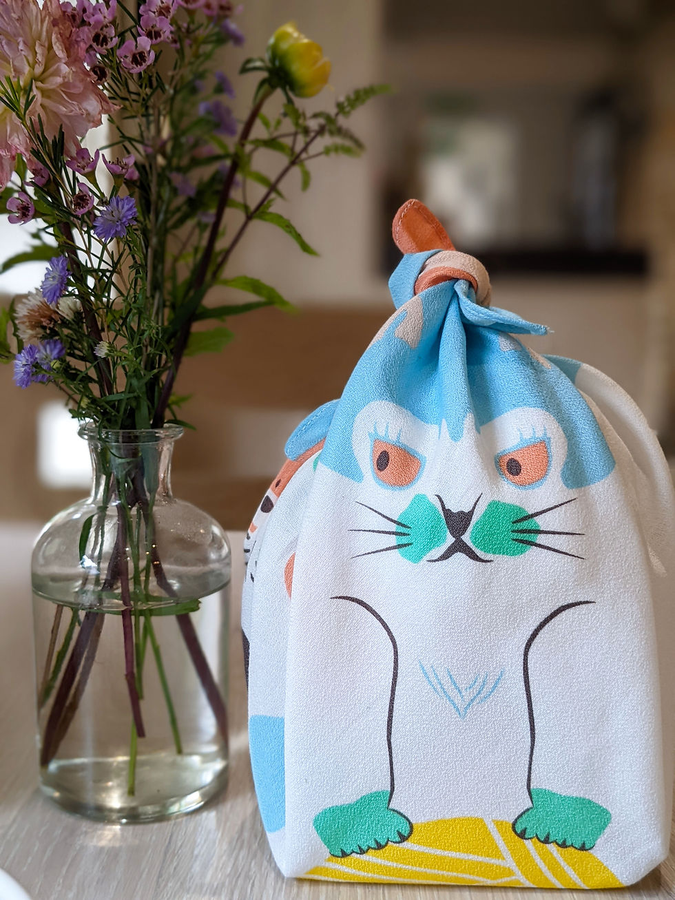Thumbnail: cat furoshiki
