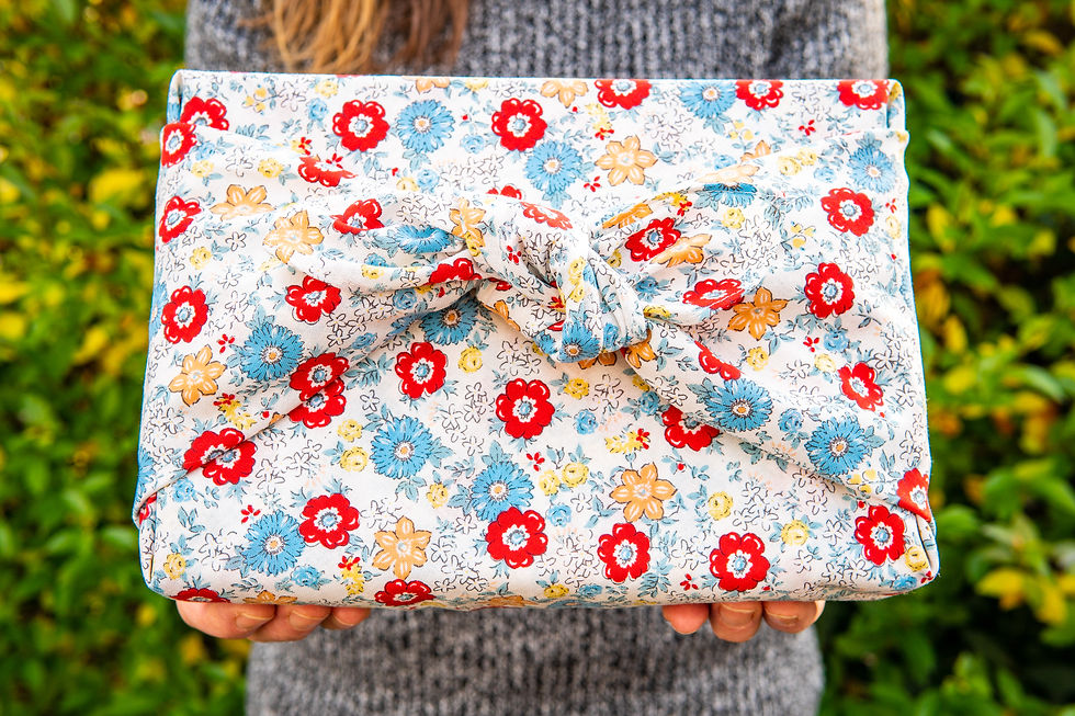 Thumbnail: meadow flower furoshiki gift-wrap