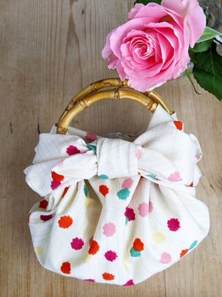 wedding furoshiki ring bag for confetti