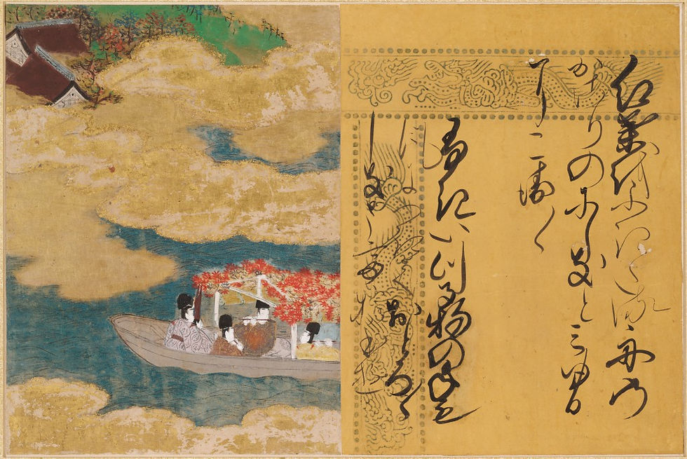 illustration from The Tale of Genji by Tosa Mitsunobu