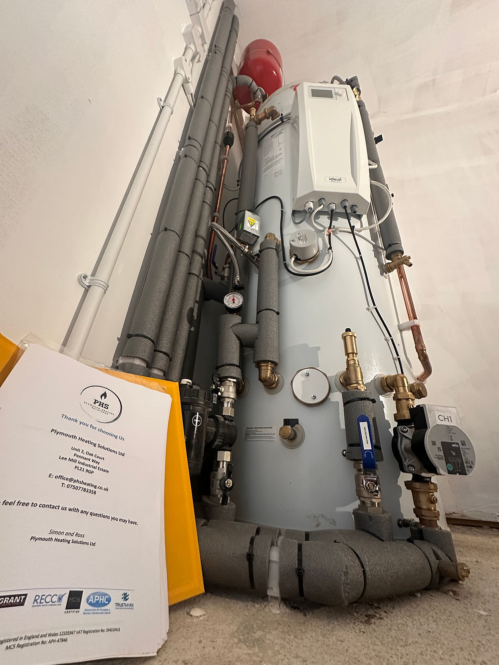 Hot water heating system