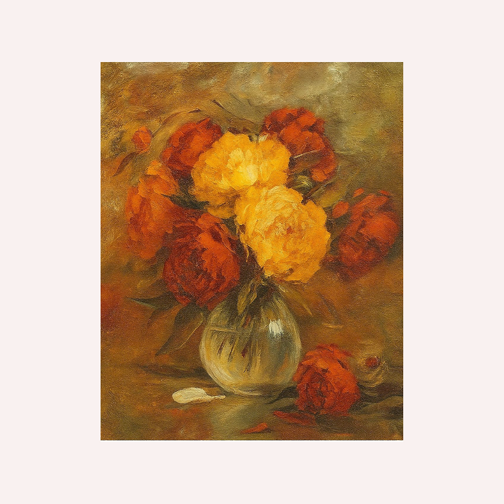 Autumn Flowers in Vase @ Brasco Lounge, Liverpool
