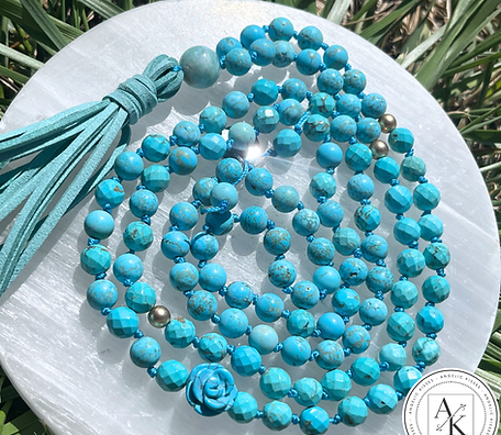 Blue Turquoise Mala