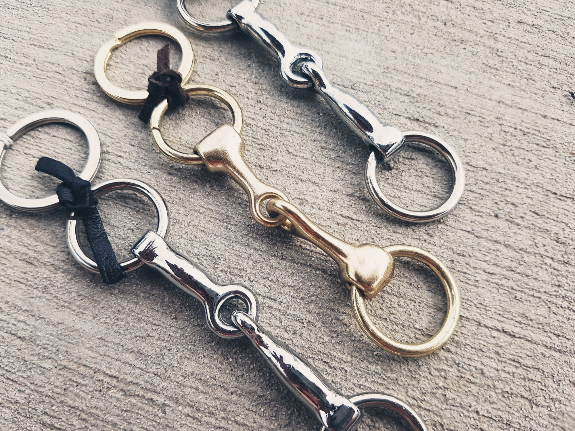 Horse bit Keyring