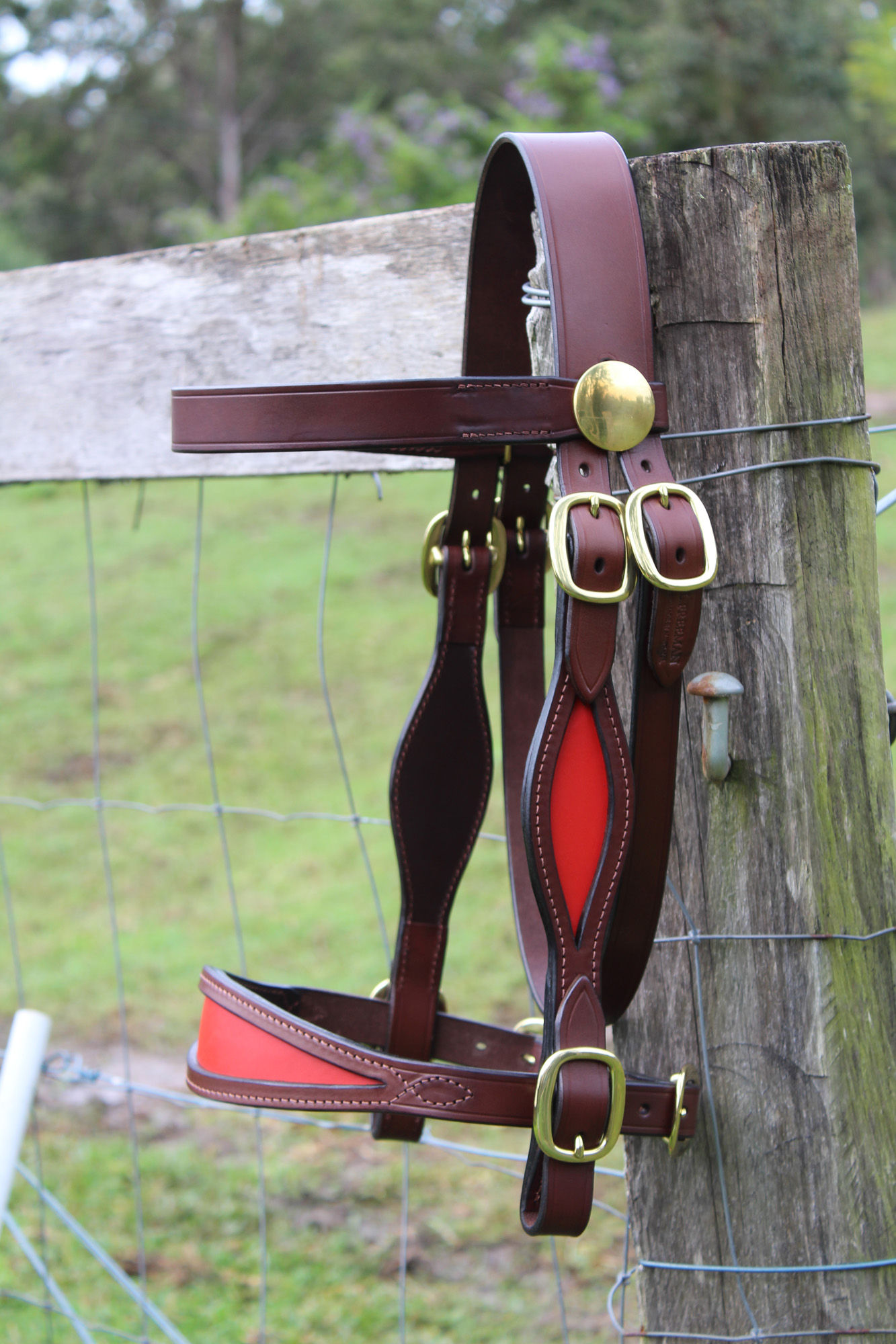 Draught Bridle with Inlay