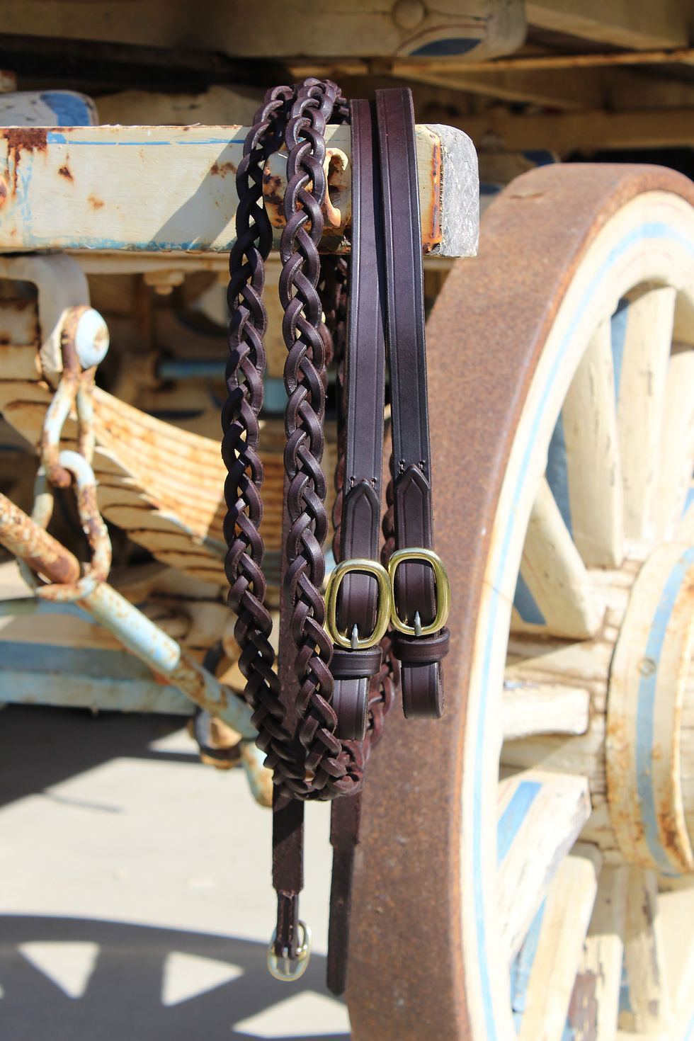 Thumbnail: Plaited Leather Reins