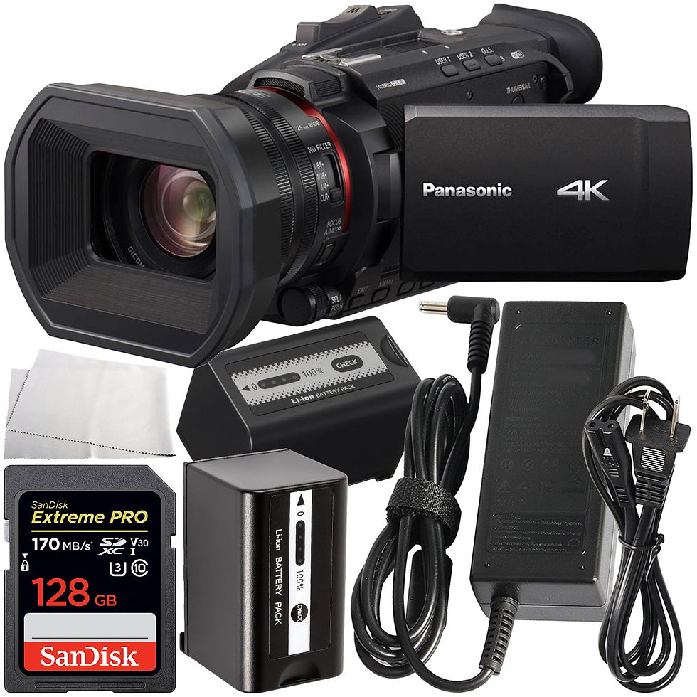 Panasonic HC-X1500 UHD 4K / Full HD Pro HDMI Camcorder with 24x Optical Zoom, M