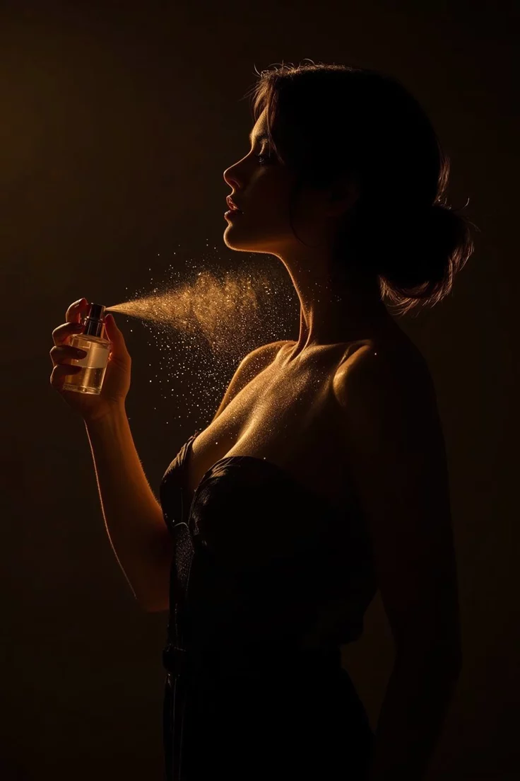 Parfum spuiten