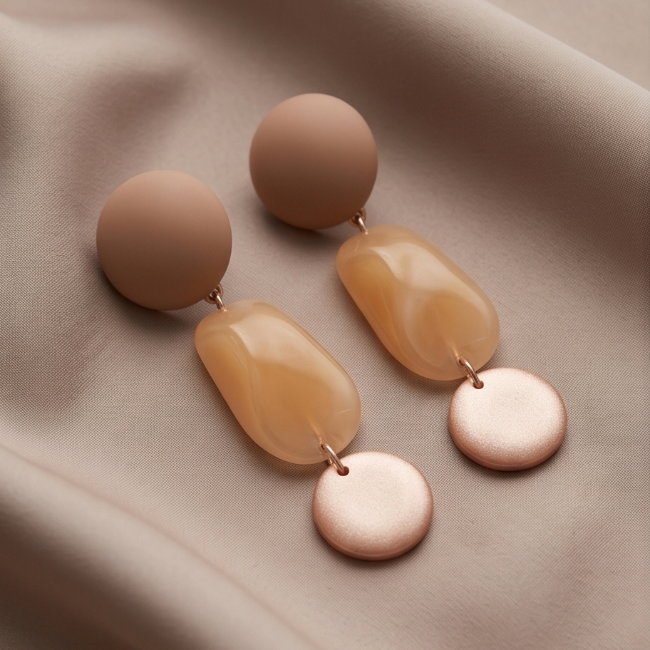 oorbellen voor dames met acryl
