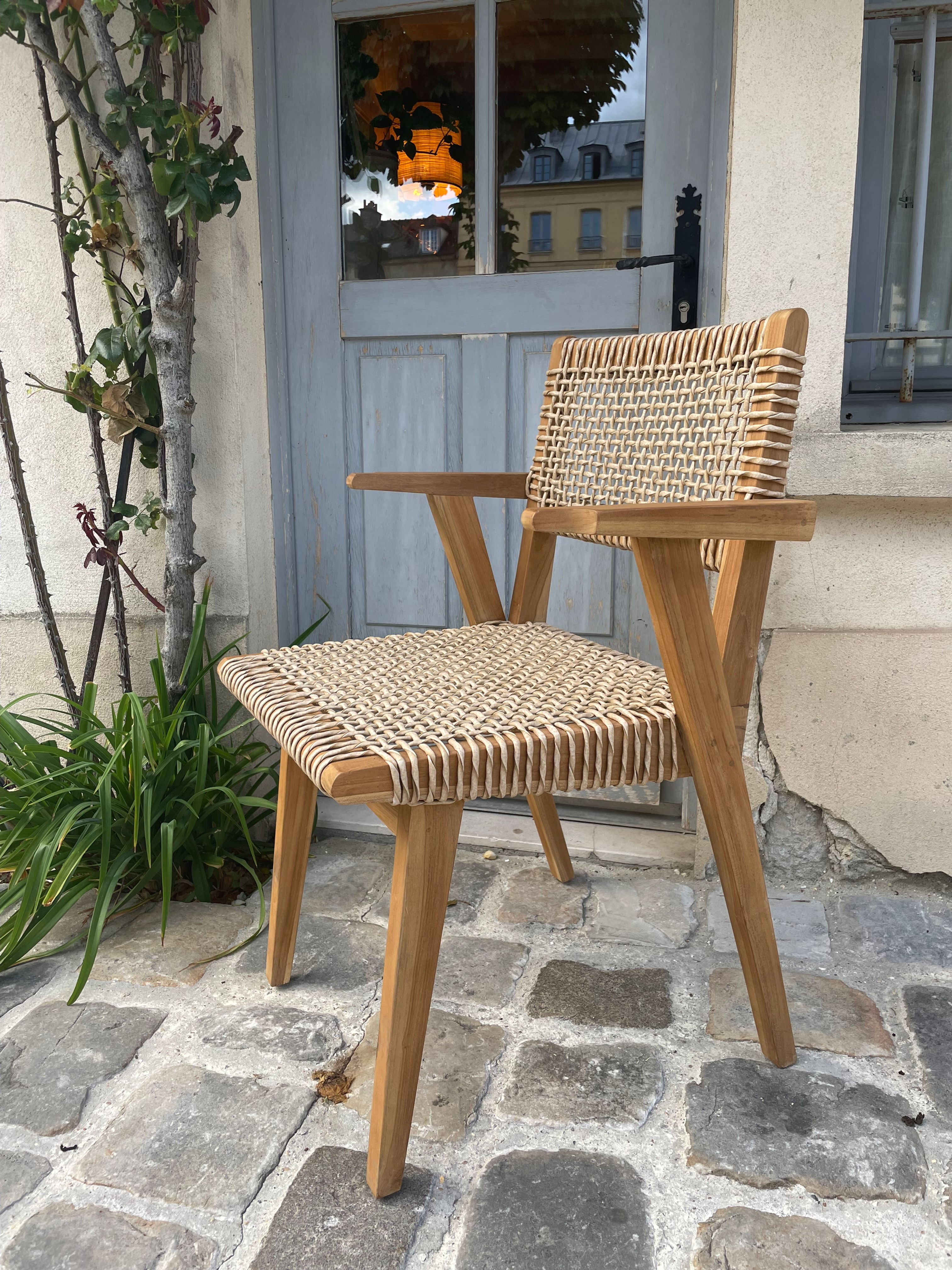 Fauteuil cannage naturel in & outdoor