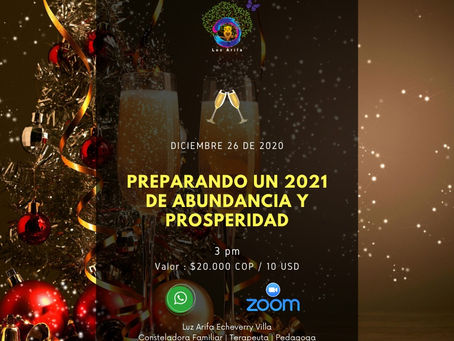 Preparando un 2021 lleno de Abundancia y Prosperidad
