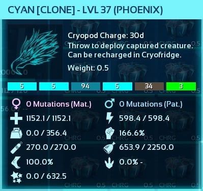 Thumbnail: Cyan #5 Event Colored Phoenix (Cross PvE Seth)