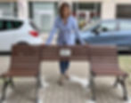 Acquisto panchine inclusive donate a città di Battipaglia